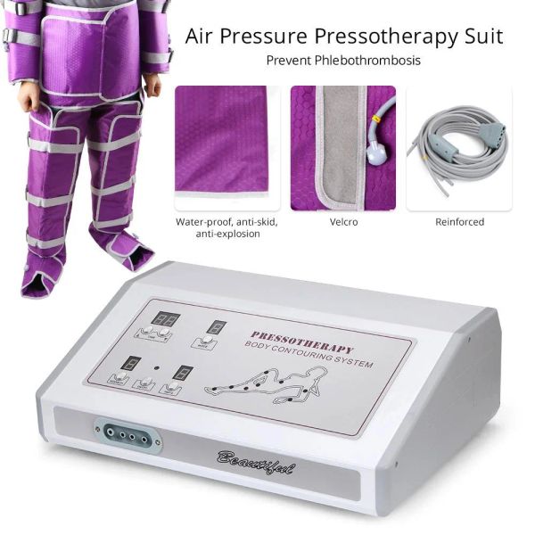 Massager Air Air Pressure Massage Pressingetheterapy Sliemming Suit con indumenti SLINGE DELLA PRESSIMENTO