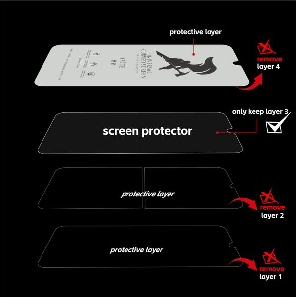 5 PCS Matte/HD/Anti-BlueLight Screen Protector para Xiaomi Redmi Note 12/Note12 Pro Plus 12S 12R Film Hydrogel Film