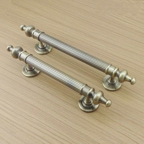 1pcs klassische Zinklegierung Bronze Holz Türgriff Badezimmer Balkon Schlafzimmer Antique Türgriff Möbel Hardware Zimmer Zugknöpfe235W