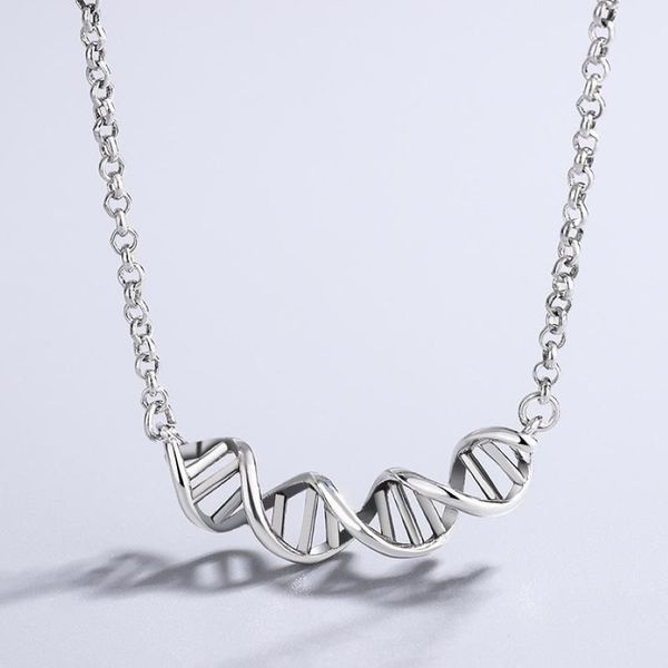 Catene Ventfille 925 DNA in argento sterling ed collana a spirale per donne regali alla moda per feste di gioielli 2021 Drop204n