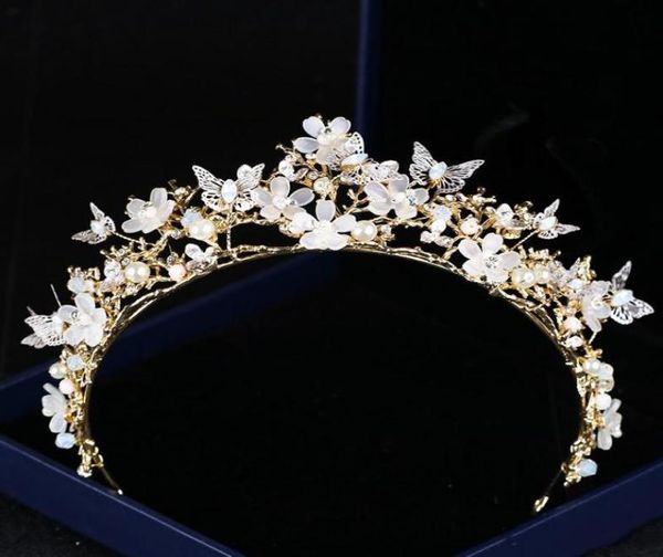 Belas coroas de casamento de Crystal Crystal e tiaras shinestone headpieces Girls Women Women Proms Night Brithday Party Dress 4558268