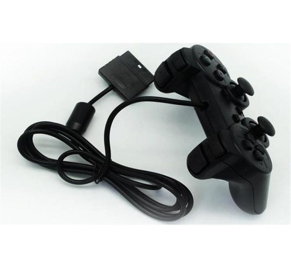 JTDD PlayStation 2 Kablolu Joypad Joysticks Oyun Kontrolörü PS2 Konsolu Gamepad Çift Şok DHL8901746