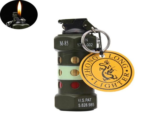 Металл зажигалка для бревта, заполненный бутановой газовой мини -мини -сигарет, более легкая регулярная новинка, новинка, зажигание новинка для друга9368568