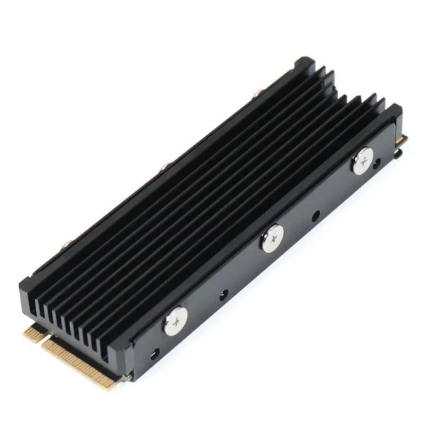 NVME NGFF M.2 2280 Pia de resfriamento dupla face de calor com almofadas térmicas Conjunto de resfriador de radiador para M.2 NGFF 2280 PCI-E SSD