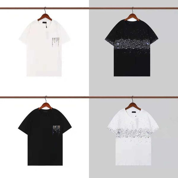 Marka Mens T Shirt Çok renkli kadın erkekler stilist tişört saf pamuk tees klasik kıdemli tasarımcı kıyafetleri Top1 sm