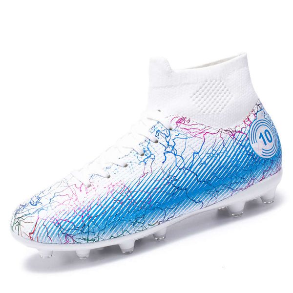 Frauen Herren Hohe Top Ag Football Boots Professional TF Soccer Schuhe Stollen Größe 35-48