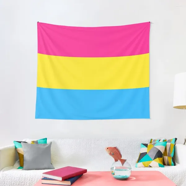 Wandteppiche Pansexuelle Pride Flag