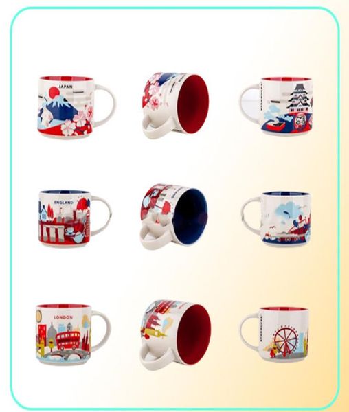 CAPAÇÃO DE CAPACIDADE DE 14OZ CEVERÍCIA CIDADE DE CIDADES CIDADES Melhor Copa de Caneca de Café com Japan City7181272