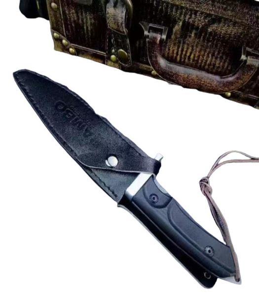 Novo lambert stallone mk8 tático faca de lâmina fixa 9cr18mov lâmina g10 alça de sobrevivência de caça a camping knives reta de facas