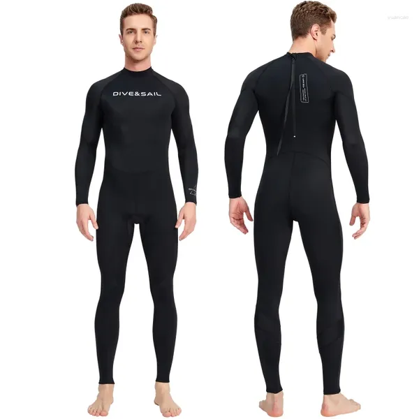 Da bagno da bagno uomini uomini che immergono in snorkeling corpo in giacca in nylon wetsuit completo surf per adulti m-3xl a maniche lunghe