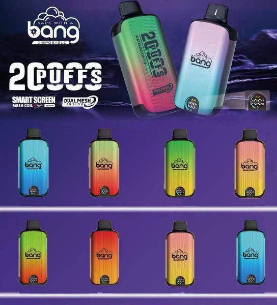 Puff 20000 20K Digital Puffs Одноразовые e Сигареты Vape Pod Device 850MAH Батарея 26 мл предварительно заполнено против Puff 12000 12K 9000 Puff 18000 Bang King 15000 15K Digital 18k