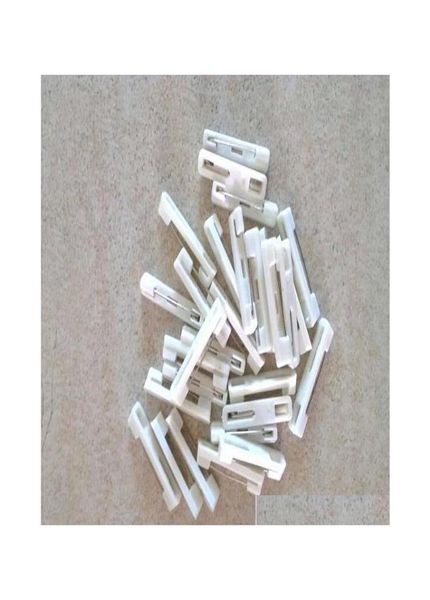 1000 Stcs reine weiße Plastikbalken Sicherheitsnadel -ID -Abzeichen für Backanzug für Brosche DIY Craft 3ZD1K 2NNXS7843609