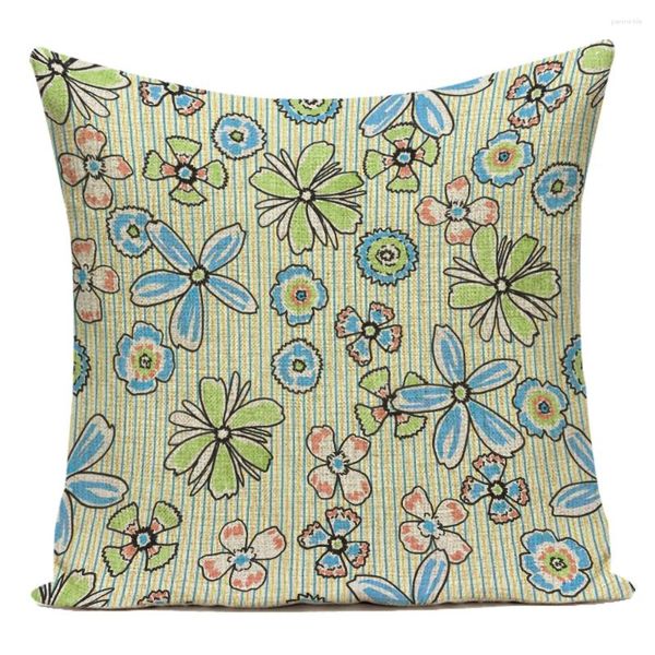 Pillow Velvet Cover Gift Modern Home Decoration Linen Material Nórdico Simples Decorativo S Sofá 2024 E2035