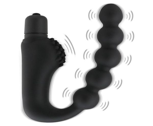 Массаж 10 режима вибрационная анальная заглушка влагалища Pspot Prostate Massager Sex Toy для пары G Spot Massager для взрослых секс -продукт для женщин57834003