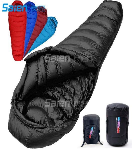 Outdoor -Gipfel 0 ° F 20 ° 30 Schlafsack 1000 Füllung Power 4 -Saison Ultraleichte Camping -Wanderung 8574034