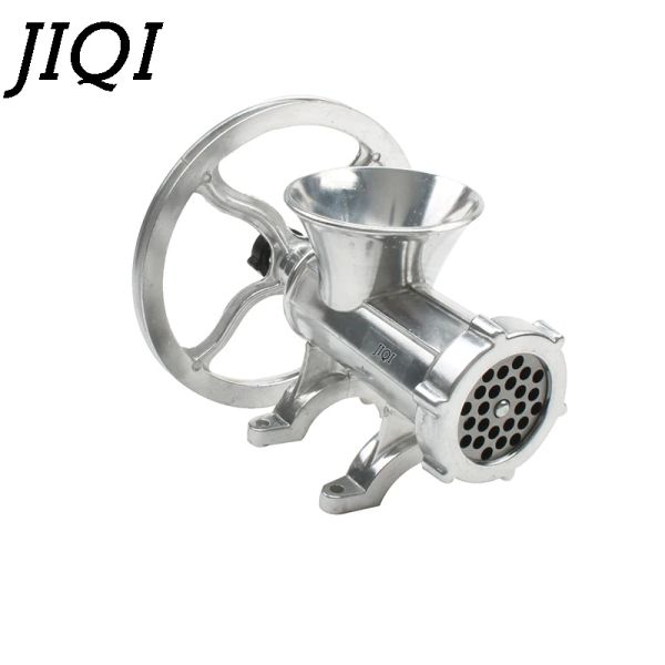 Schleifers Jiqi Hand Kurbel Fleischschleife Slicer Manual Wurst Stuff Füllmaschine Mincer Aluminium Leichtmetall Nudelschneider Nuss Müller Chopper