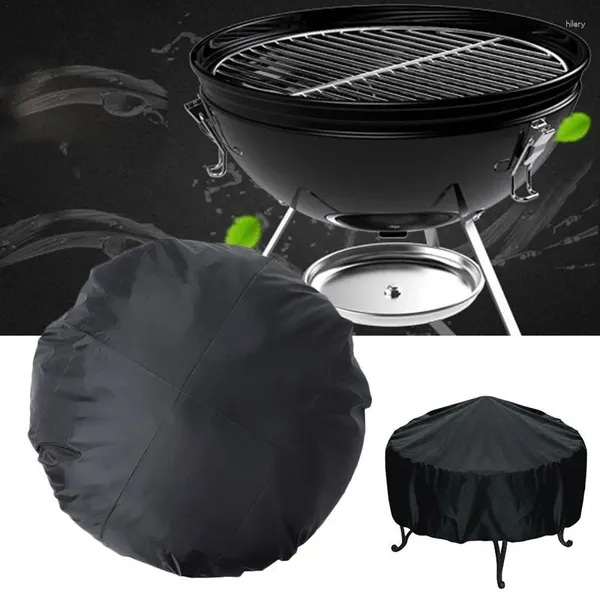 Werkzeuge BBQ Deckung Außenabdeckung Staubdicht wasserdicht für Weber Heavy Duty Grill Deckungen Regenschutzgrencue Runde