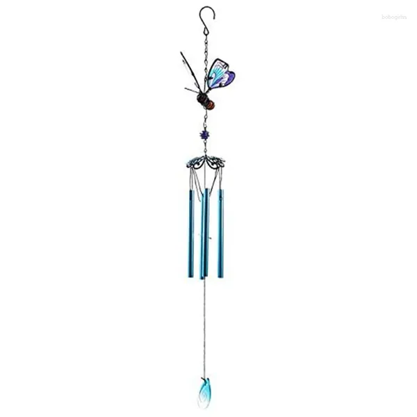 Figuras decorativas Tubo de qualidade Música artesanal Música de vento Mobile Romântico Wind-Bell para decoração de decoração de festival Decoração de jardim