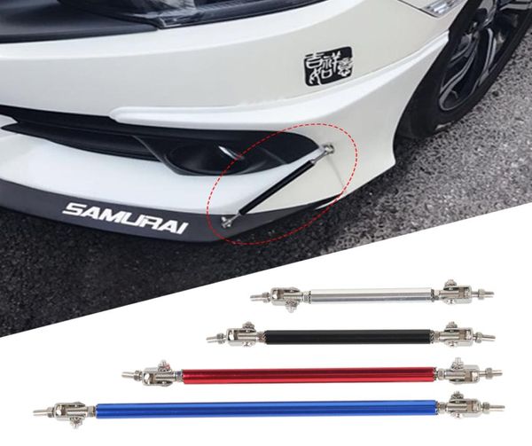 Neuer 2x Universal Racing Verstellbarer vorderer Heck -Stoßfänger Lip Splitter Support Bar Kit Racing 75mm100mm Auto Styling Tunning8779535