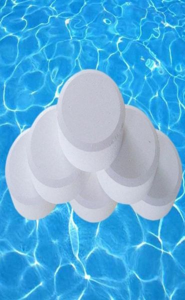 50pcs Schwimmbadzubehör Wasser Sterilisator Instant Desinfektion Chlortabletten für Pools Multifunktions -Toilettenreiniger SDSZ8976688