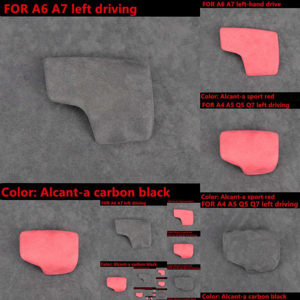 Nuovo Accessori per auto per auto per peluche per peluche corto Alcanta per Audi A4 A5 A6 A7 Q5 Q7 B9 8W 8W6 C8 4K 4K8 8R 4M 2018-2021