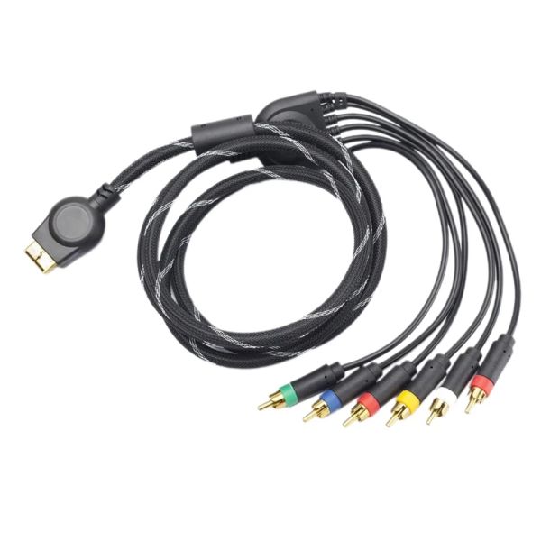Componente de cabos AV Cabo AV HDTV Componente HDTV RCA Cable de vídeo para PS3 para PS2 Gaming Console