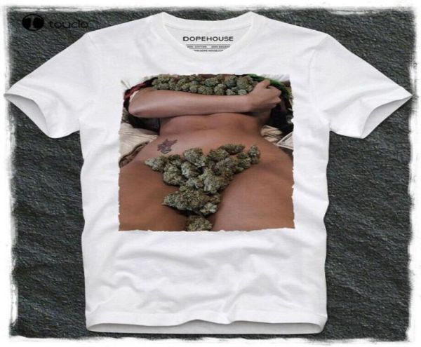 Men039s T -Shirts t Sexy Mädchen Kiffer Bong Gras Porno Porno Swag Pot Head Tee Shirt9352498