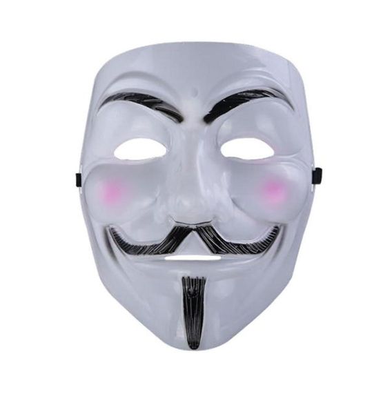 V per la maschera di vendetta Guy anonimo Fawkes Fancy Cool Costume Mask Mask per feste Carnivals One size si adatta alla maggior parte degli adolescenti per gli adulti1371204