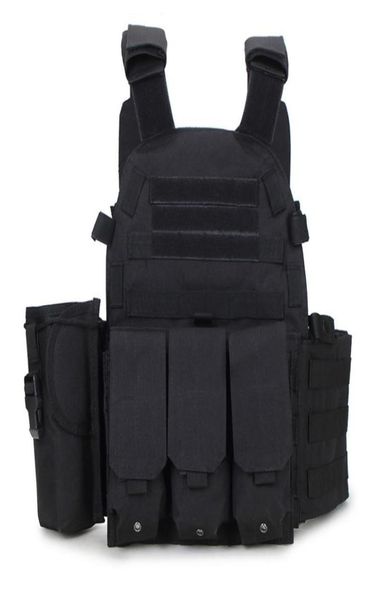 Tactical 6094 Molle Vest Combat Body Armour Vest Armee Paintball Wargame Platte Träger Jagdzubehör9138471