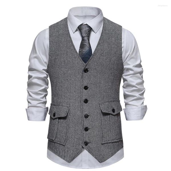 Giubbotti da uomo comodo costume costume in cotone vintage giacca da sposa giacca maschio maschio gilet outdoor comodo moda