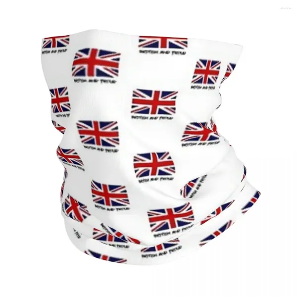 Berets Britische Flagge Union Jack Bandana Hals Cover gedruckt Magie Schal Mehrzweck Stirnband Unisex Erwachsener Winter laufen