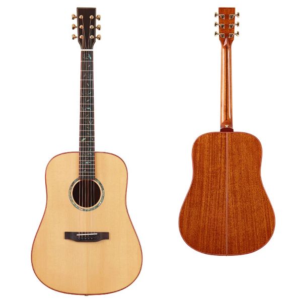 Cabos 41 polegadas Solid Solid Sapele Wood Guitar