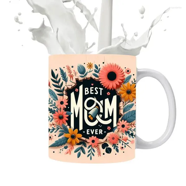 Canecas do dia das mães caneca mamãe xícara de café expresso sempre bebendo engraçado 350ml