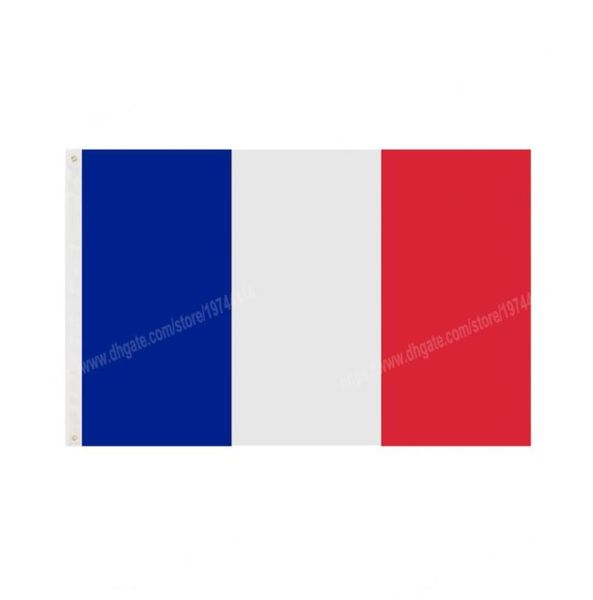 Франция Флаг Национальный полиэфирный баннер Полет 90 x 150 см 3 5 футов по всему миру по всему миру Outdoor3551254