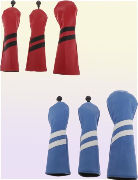 4pcs Golf -Headcover Nr. 13 5 Fahrer Holzkopfabdeckung ohne Tag Golf Club Head Covers Ersatz 2206291478039