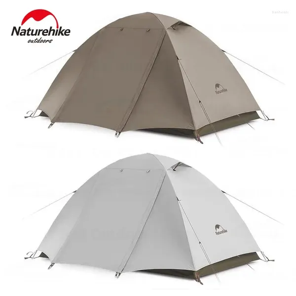 Zelte und Schutzhütten NatureHike 2024 Ultraleichter Rucksackzelt Dome Shelter 2 Person Camping Wanderwanderung Doppelschicht leichtes Gewicht 2,5 kg