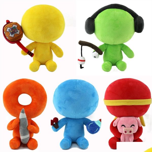 Gefüllte Plüschtiere Cross Border New Product Game Dolls MTI Farbe um Figuren Matches p Spielzeug Drop -Liefergeschenke oteU2