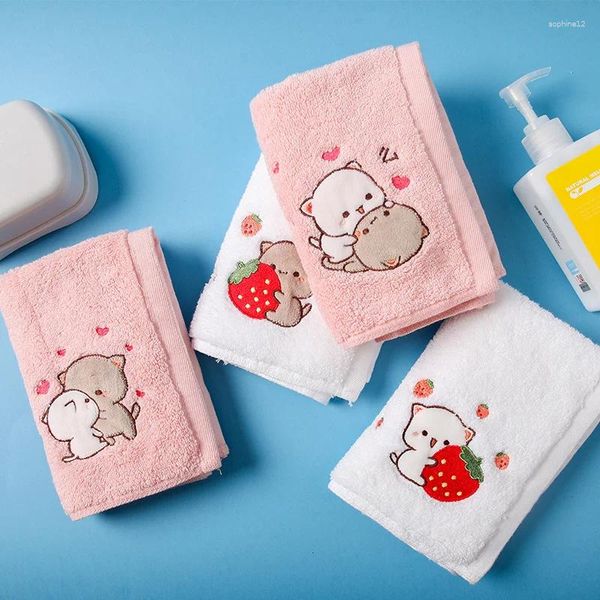 Handtuch Panda Yier Bubu und Dudu Baumwolle weich verdickte schnelle Wasserabsorption Sporttücher Süßes Waschmittel -Taschentuch
