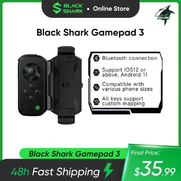 Gamepads Black Shark Gamepad 3 левый сет -контроллер Gamepad Joystick для iPhone XR 11 Pro Max Black Shark 5 Pro 4S 4 Pro 3 Pro