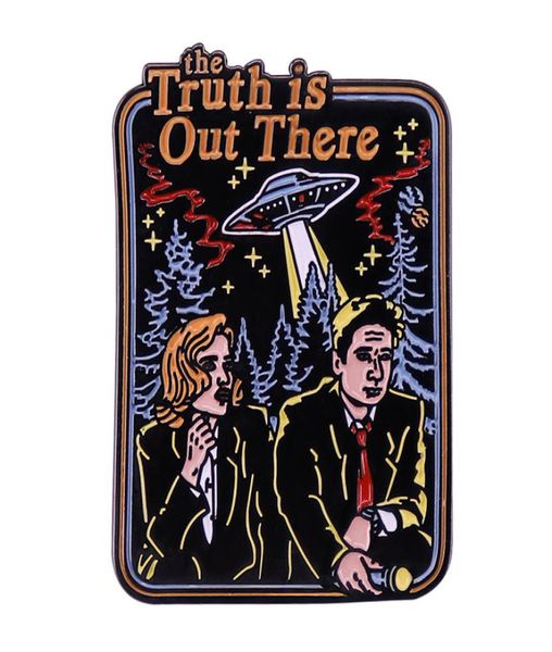 X Files CFO FANS EMAMEL PIN BROOCH GÖRÜNÜMÜ İÇİN SADECE ÇAPKA Aksesuarları Kavur Pimleri Dekoratif Takı Hediyeleri3972317