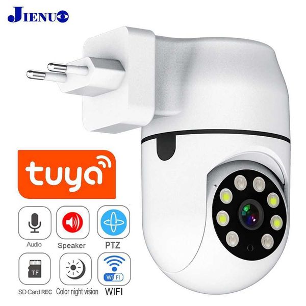 Câmeras IP HD Tuya PTZ Câmera IP Rastreamento automático sem fio CCTV Surveilância de segurança Smart Cloud Color Ir Night Vision Wi -Fi CAM Home 240413