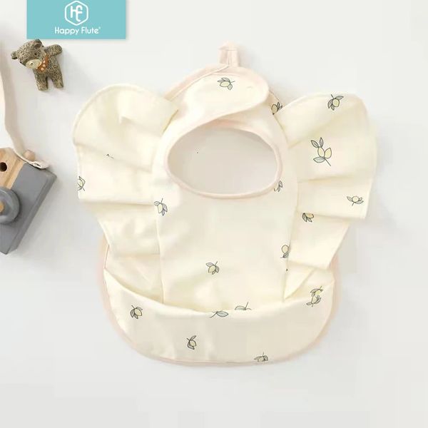 Happyflute Denmarks Design Wings Bibs Bib Waterproof Baby Bibs Asciugamano di saliva per bambini e ragazze che mangiano 240411