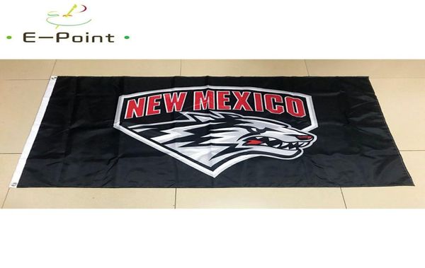 Флаг New Mexico Lobos 3*5 футов (90 см*150 см).