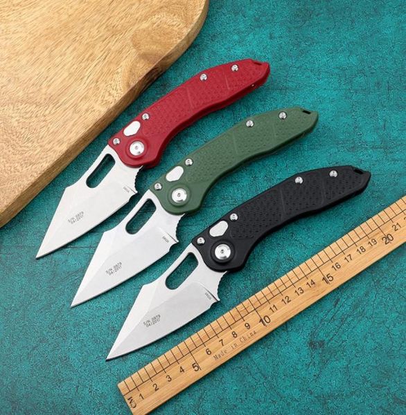 Faca automática Costura personalizada Faca dobrável CTSXHP D2 Lâmina de nylon fibra de vidro Holoque de sobrevivência tática Camping Pocket Knife8471966