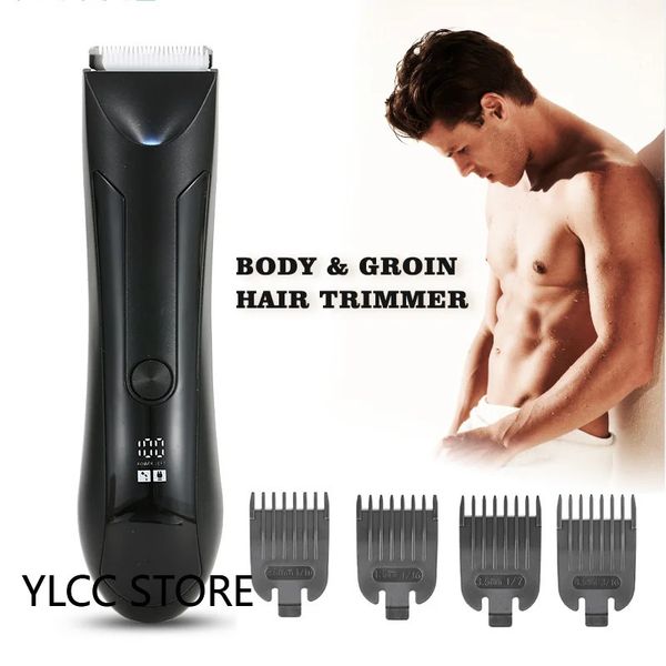 Профессиональная машина для стрижки для волос бороды Триммер Электрическая бритва для мужчин интимные участки бритья бритва Razor Razor 240408