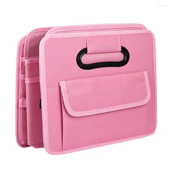 Aufbewahrungstaschen Auto Trunk Organizer Geräumiges Auto mit 9 Taschen faltbare Designgriffe ideal für SUVs Minivans Multi