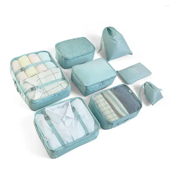 Bolsas de armazenamento Case Bolsa de viagem Durável Conjunto de roupas Capacidade Organizador de banheiros de banheiros de besteira para homens Mulheres