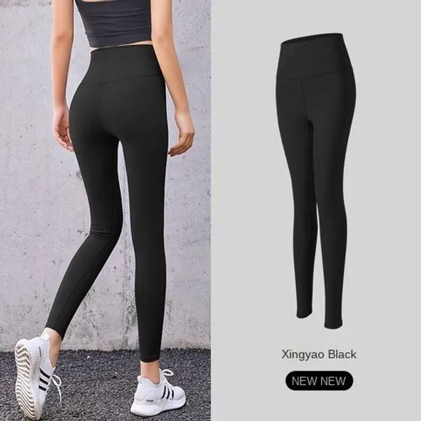 Leggings da donna invisibili pantaloni da yoga stretti con cerniera aperta taglie e dimensioni coppie ad alta vita pantaloni da esterno