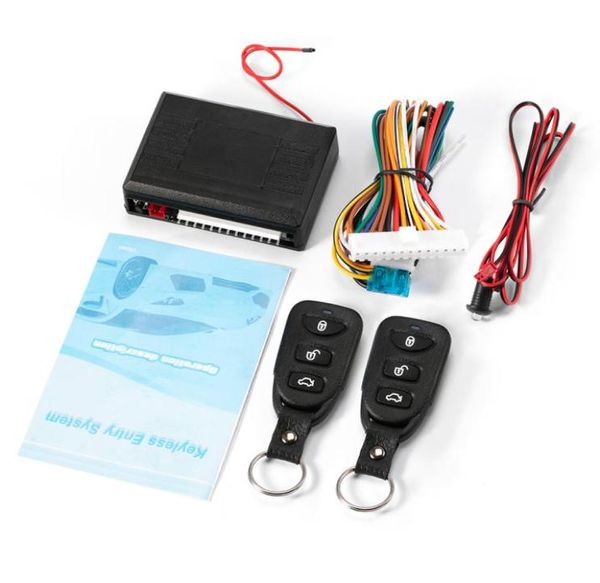 Carro remoto de trava de trava de porta central remota travamento central com controle remoto de carro de controle de carro automático Kit Central Kit7192884