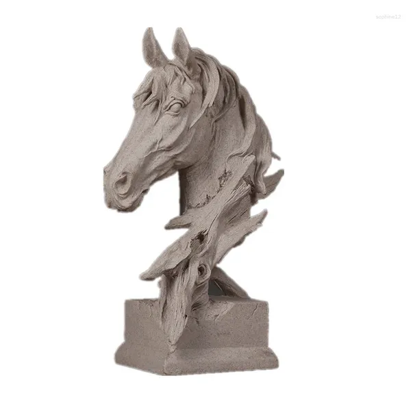 Figurine decorative Hordic Horse Deocration Home Study Scrivania Decor Regalo Christmas